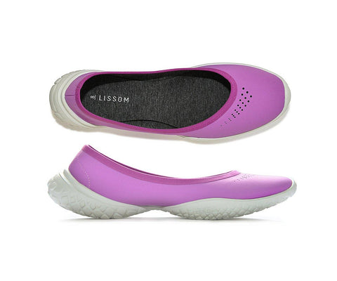 LISSOM Flyte Blush Slip-On Comfort Ballet Flats for Women