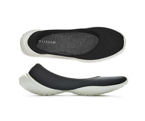 LISSOM Flyte Mint with White Soles Slip-On Comfort Ballet Flats for Women
